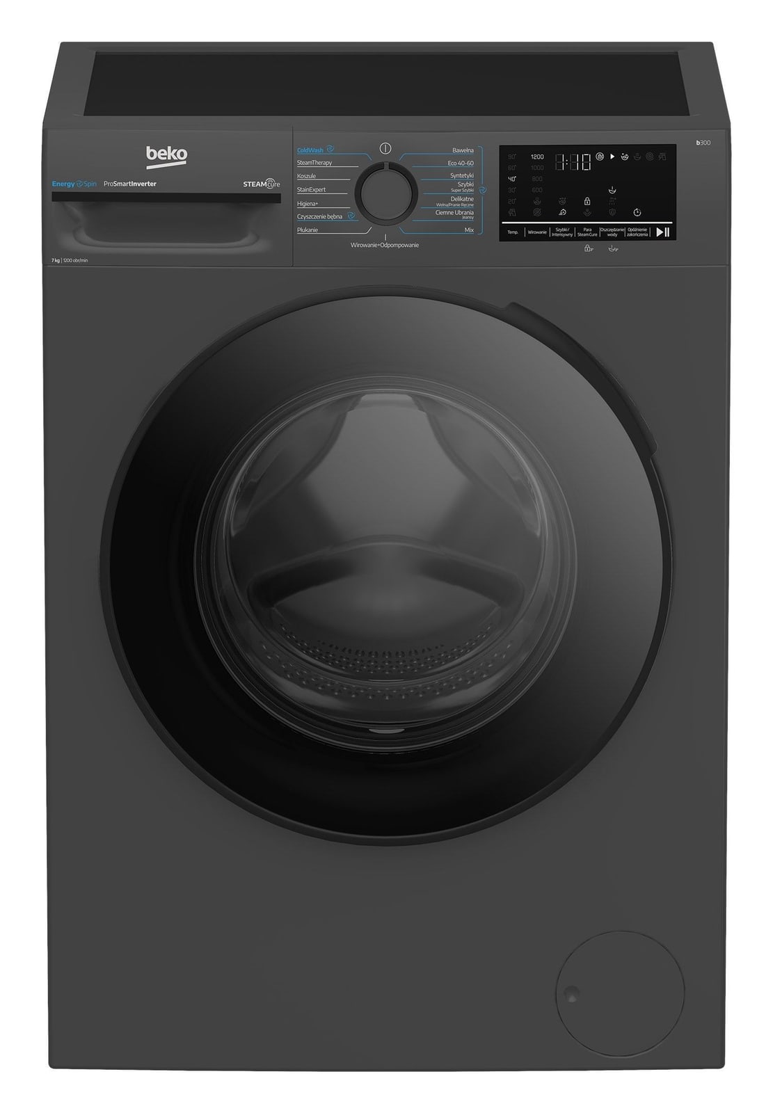 Pralka BEKO b300 XBM3WFU47215M 7kg Slim 46.8cm 1200obr